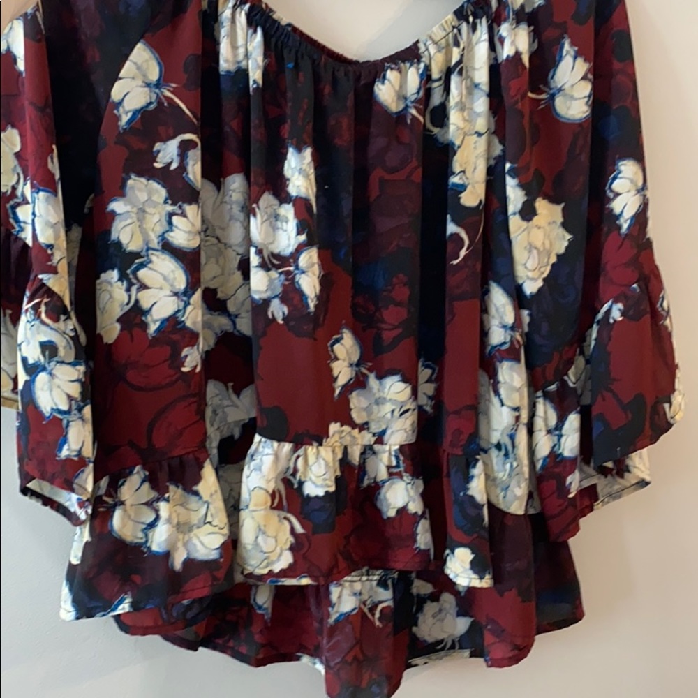 AQUA off the shoulder top